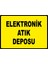 Elektronik Atık Deposu Dijital Uv Folyo Baskı Etiket Yapıştırma Sticker 17.5X12.5 1