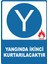 Yangında Ikinci Kurtarılacaktır Dijital Uv Folyo Baskı Uyarı Etiket Yapıştırma Sticker 25X35 1