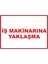 Iş Makinalarına Yaklaşma Dijital Uv Folyo Yapışkan Baskı Uyarı Etiket Yapıştırma Sticker 35X25 1