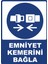 Emniyet Kemerini Bağla Dijital Uv Folyo Yapışkan Baskı Uyarı Etiket Yapıştırma Sticker 25X35 1