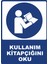 Kullanım Kitapçığını Oku Dijital Uv Folyo Yapışkanlı Baskı Uyarı Etiket Sticker 12.5X17.5 1