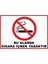 Bu Alanda Sigara Içmek Yasaktır Dijital Uv Folyo Baskı Uyarı Etiket Yapıştırma Sticker 35X25 1