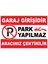 Park Yapılmaz Aracınız Çektirilir Dijital Uv Folyo Baskı Uyarı Etiket Yapıştırma Sticker 35X25 cm 1