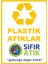 Plastik Atıklar Sıfır Atık Dijital Uv Folyo Baskı Yapışkanlı Uyarı Etiket Sticker 12.5X17.5 1