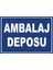 Ambalaj Deposu 2 Pvc Plakalı Uyarı Levhası Dekota Dijital Uv Baskı Yapışkanlı 17.5X12.5 cm 1
