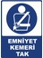 Emniyet Kemerini Tak Dijital Uv Folyo Yapışkan Baskı Uyarı Etiket Yapıştırma Sticker 12.5X17.5 1