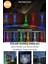 Solar Güneş Enerjili 6 Ledli Bahçe Aydınlatması Aplik Parlak Rgb Işık LED Lamba (2 Adet) 2