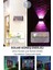 Solar Güneş Enerjili 6 Ledli Bahçe Aydınlatması Aplik Parlak Rgb Işık LED Lamba (2 Adet) 3