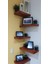 Dekoratif Doğal Ahşap 5’lı Takım 60 x 20x 4 cm (Gizli Aparatlı Raf) 1