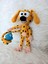 Marsupilami ve Balığı Amigurumi Organik Oyuncak 2