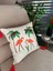 Punch Nakışlı Flamingo Motifli Kırlent Kılıfı 5