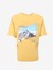 Hardal Erkek Bisiklet Yaka Loose Fit Baskılı T-Shirt C4SM-TST4607 2