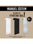 Stor Dolap Kapak Sistemi Manuel Kaset Özel Ölçü 40X135 cm 4