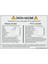 Yemekhane Talimatı Pvc Plakalı Uyarı Levhası Dekota Dijital Uv Sticker 12.5X17.5 2