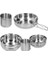 5pcs Açık 304 Paslanmaz Çelik Alpinizm Seyahat Balıkçılık Yemek Odaları (Gümüş) (Yurt Dışından) 4