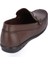 90144 Loafer Erkek Deri Casual Ayakkabı - Kahverengi 4