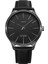 Erkek Saatler Moda Basit Günlük Kuvars Izle Minimalist Stil Deri Saat Iş Kol Saati (Yurt Dışından) 1