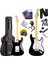 RPH-40WB Siyah Beyaz Elektro Gitar Seti HSH Manyetik Maple Klavye Üst Kalite 1
