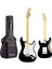 RPH-40WB Siyah Beyaz Elektro Gitar Seti HSH Manyetik Maple Klavye Üst Kalite 2