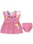 Tuc Tuc 2Li Kız Bebek Elbise Bloomer Set 1