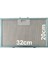 320×200 mm Davlumbaz Metal Yağ Filtresi – Bosch, Siemens , Vestel 11010164 Tel Filtre 20×32 Uyumlu 1