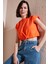 Bisiklet Yaka % 100 Pamuk Crop T Shirt Bayan T Shirt 5865587 2