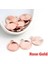 Rose Gold-Sin 8mm x 50 Adet 8mm 10 mm 12MM Iç Boyut Klasik 7 Renk Kaplama Tek Taraflı Çift Asılı Kabaşon Taban Ayarı Charms Kolye (Yurt Dışından) 1