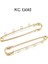 Kc Altın 50MM - 3ringx5 Adet 5/10 Adet Emniyet Pimleri Broş Boş Taban Broş Pins 50/80/90MM Pimleri 3/5 Yüzükler Takı Pin Takı Yapımı Malzemeleri Aksesuarları (Yurt Dışından) 1