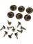 50 Adet Bronz 15MM Pimler ve Kapaklar 50 Takım Pimler Kapaklar Düğme Kelebek Toka Pin Geri Sıkma Rozeti Tutucu Broş Debriyaj Tırnak Kravat Tıpalar Diy Takı Bulguları (Yurt Dışından) 1