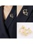 Tilki Altın Rengi Içi Boş Köpek Broş High-End Takım Elbise Broş Pins Kore Tarzı Korsaj Kadınlar Için Moda Giyim Aksesuarları Takı (Yurt Dışından) 2