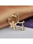 Tilki Altın Rengi Içi Boş Köpek Broş High-End Takım Elbise Broş Pins Kore Tarzı Korsaj Kadınlar Için Moda Giyim Aksesuarları Takı (Yurt Dışından) 4