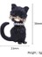 Stil 2 Siyah Emaye Kedi Broş Kadınlar Için Kristal Yeşil Gözler Kedi Broş Pin Moda Hayvan Parti Elbise Aksesuarları (Yurt Dışından) 1