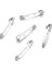 Gümüş 25MM 50 Adet/grup 15 20 25 30 35 40MM Metal Emniyet Pimleri Broş Ayarları Boş Üsler Broş Klip Taban Pimleri Diy Takı Yapımı Için (Yurt Dışından) 1
