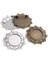 A4-43 Yeni Moda 5 Adet 25MM Iç Boyut Antik Gümüş Kaplama Bronz Broş Yapraklar Tarzı Cabochon Taban Ayarı (Yurt Dışından) 4