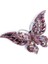 WI184-MOR Lüks Zarif Tam Kakma Zirkon Kelebek Broş Moda Bayanlar Broş Bayanlar Düğün Parti Elbise Pin Takı Hediye (Yurt Dışından) 1