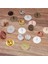Antik Bronz Set 15MM Pimleri Tepsi 50 Takım 10/15MM Broş Rozet Damızlık Taban Pin Klip Tutucu Diy Takı Yapımı Için Kelebek Sıkma Toka Konfeksiyon Broş Aksesuarları (Yurt Dışından) 4
