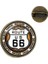 13 20MM Eski Moda Abd Route 66 Broş Iğneler Rozetleri Denim Gömlek Sırt Çantası Vintage Desen Cam Cabochon Metal Yaka Pin Düğmesi (Yurt Dışından) 1