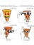 XZ0905 Pizza Noel Ağacı Metal Emaye Broş Karikatür Ufo Gramofon Gezegen Kraliçe Rozet Pin Moda Sevimli Yaka Sırt Çantası Takı Hediye (Yurt Dışından) 4