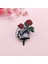 MP003-11 Umq Kulübü Emaye Pin Özel Sevimli Gül Çiçek Broş Kafatası Iskeleti Rozetleri Çanta Gömlek Pin Toka Hediye Takı Kız Arkadaşı Için (Yurt Dışından) 5