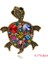 XZ0261-11 1 Adet Yeşil Rhinestone Deniz Kaplumbağası Hayvan Broş Pins Kristal Vintage Metal Kaplumbağa Broş Kadınlar Için Ceket Rozetleri Korsaj Takı Hediye (Yurt Dışından) 1