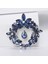 PURPLE3788 Beaut&berry Rhinestone Çelenk Broş Kadınlar Için Unisex Çiçek Pimleri Zeytin Dalı Broş Ofis Parti Rahat Aksesuarları Hediyeler (Yurt Dışından) 5