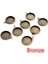Bronz 8mm x 50 Adet 8 10 12 14 16 18 20 25 mm Yuvarlak Cabochon Taban Tepsi Çerçeveleri Takı Yapımı Bulguları Için Boş Ayar Malzemeleri Bilezik Kolye (Yurt Dışından) 1