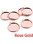 Gül Altın 10 mm x 50 Adet 8 10 12 14 16 18 20 25 mm Yuvarlak Cabochon Taban Tepsi Çerçeveleri Takı Yapımı Bulguları Için Boş Ayar Malzemeleri Bilezik Kolye (Yurt Dışından) 1