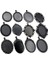 B2-10 Yeni Moda 5 Adet 30X40MM Iç Boyutu 5 Renk Kaplama Çiçekler Tarzı Cabochon Taban Ayarı Charms Kolye (Yurt Dışından) 4