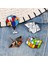 Origami 1 Eğlenceli Oyunlar Emaye Pimleri Sevimli Balon Palyaço Rubiks Küp Origami Vinç Çocuk Arkadaşlar Broş Kostüm Yaka Pin Rozeti Moda Takı (Yurt Dışından) 2