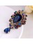 W2 Yeni Su Damlası Büyük Orta Kristal Rhinestones Broş Bayanlar Takı Büyük Kırmızı Cam Broş Pin Kadınlar Için Düğün Takısı Hediyeler (Yurt Dışından) 3