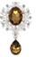 21.kahverengi Yeni 26*46MM 10 Adet Kristal Rhinestone Broş Aksesuarları Diy Düğün Davetiyesi Kartı Şarap Bardağı Hediye Kutusu Yaratıcı Dekorasyon (Yurt Dışından) 1