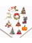 Q 1 Adet Noel Broş Kadın Erkek Kardan Adam Noel Baba Çizme Çelenk Noel Ağacı Emaye Rozeti Yaka Pin Noel Takı Hediye (Yurt Dışından) 3