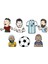 Futbol Broş Pin Yeni Yaratıcı Futbol Emaye Pimleri Serisi Futbol Oyunları Rozeti Broş Takı Aksesuar Hayranları Için Hediye Arkadaş (Yurt Dışından) 2