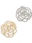 A21202-GOLD Moda Yaratıcı Tasarım Kamelya Broş Bayanlar Eşarp Dekorasyon Kristal Zirkon Gül Çiçek Broş Kız Akşam Yemeği Takım Elbise Pin (Yurt Dışından) 4